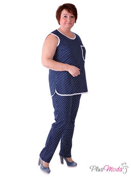 Майка Модель №424 размеры 44-84 - Plusmoda фото 4