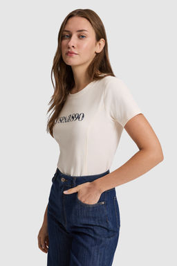 Kad_n Krem Bisiklet Yaka Ti__rt - U.s. polo assn фото 3