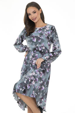 Платье Амелия (гофре, грей) - Diolche фото 2