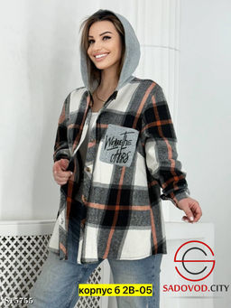 Рубашка женская с капюшоном - Bruno фото 2