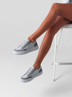 Кеды 148.lusi22gr.Серый+серая замша