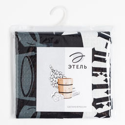 Полотенце Люблю баню 60х146 см, 100% хлопок 160гр/м2 - Добропаровъ фото 6