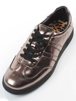 03-B6C-7MS BROWN/BRONZE Кеды женские (натуральная кожа) - Фабричный китай фото 5