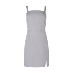 Платье женское короткое MIST: Classic Collection, светло-серое, размер 46
