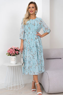Платье Хелен (голубой) Р11-1075/5 - Николь фото 6