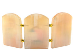 Икона из селенита триптих №1 135*65мм Радуга камня