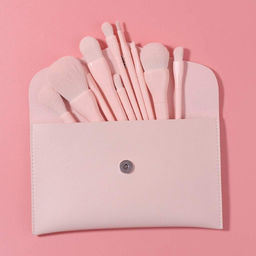 Подарочный набор кистей для макияжа 10 шт