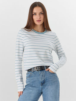 Джемпер женский в полоску