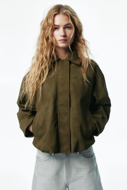 Cazadora bomber con cuello - H&m фото 6