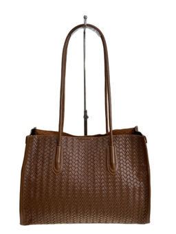 Женская сумка из искусственной кожи, цвет шоколад - Greta фото 2