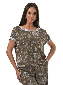 Блузон с анималистическим принтом - А+б коллекция фото 34