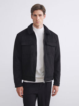 Slim Fit G?mlek Yaka S?et Erkek Mont