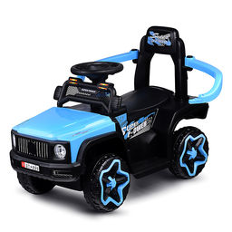 Электромобиль детский "Супер авто" (цвет голубой)