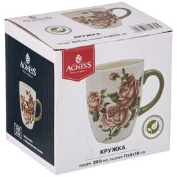 КРУЖКА КОРЕЙСКАЯ РОЗА 300 МЛ - Agness фото 2