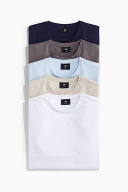 Pack de 5 camisetas Slim Fit - H&m фото 5