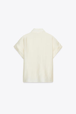 CONTRAST BUTTON SHIRT - Zara фото 8
