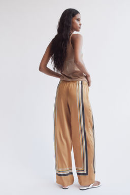 Pantal?n amplio de sat?n - H&m фото 4