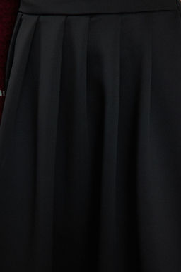 Siyah Yuksek Bel Klos Pili Detayl? Midi Etek TWOAW25ET00095 - Trendyolmilla фото 4