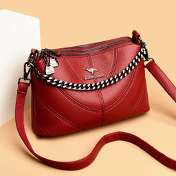 KAIDIFEINIROO Сумка женская с двумя ремнями 8710  фото 3