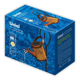USL-S-822/PT210 SPRINKLER Садовый светильник на солнечной батарее Лейка. 36 светодиодов. Теплый белый свет. 1*АА Ni-Mh аккумулятор в/к. IP44. TM Uniel - Volpe фото 6
