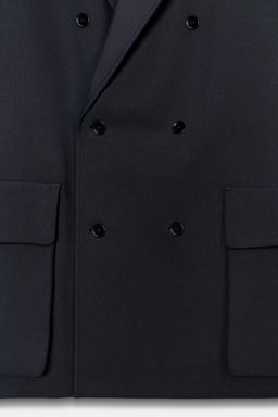 BLAZER OVERSIZE MAXI BOLSILLOS / Marino oscuro - Zara фото 9