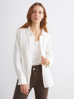 %100 Keten Kad?n G?mlek