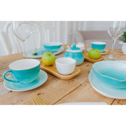 Соусник Доляна White Label, 120 мл, d=7 см, фарфор, белый