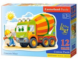 Castorland. Пазл 12 MAXI арт.B-120086 "Бетономешалка"