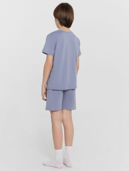 Комплект домашний для мальчиков сиреневый с принтом - Mark formelle фото 3