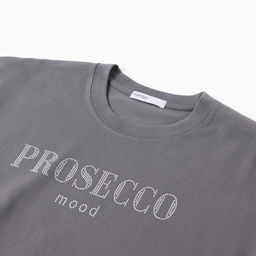 Футболка женская KAFTAN: Prosecco, серая, размер 40-42