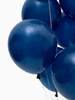 Воздушные шары латексные 12" "Темный синий" набор 100 штук
