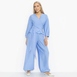 Блуза из вискозы, Восхитительные охваты (голубой рассветный) - Charutti фото 4