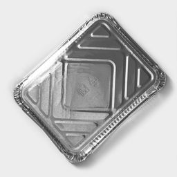 Цена за 2 шт. Формы для выпечки и запекания Доляна, набор 2 шт., 1.04 л, 22.5184.5 см, фольга, серебристые  фото 5