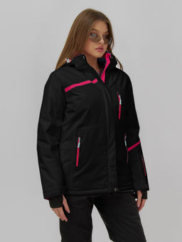 Горнолыжный костюм женский зимний черного цвета 07091Ch - Chunmai фото 8