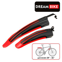 Набор крыльев 24-26 Dream Bike, цвет красный