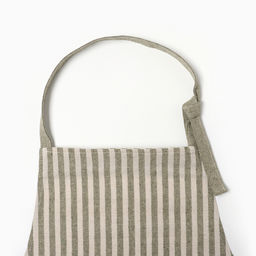 Фартук Доляна Полоса цв.зеленый 62*76 см, 50%п/э 50% хл  фото 2