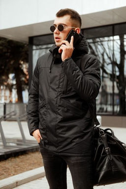 Парка мужская Мембрана темно-серый