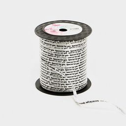 Лента для декора и подарков Special for you, белая, 0.5 см 200м - Арт узор фото 5