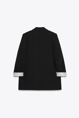 PRINTED CUFF BLAZER - Zara фото 6