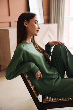 Комплект(костюм) с брюками палаццо Футер 2-х нитка - Relay фото 130