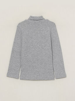 CRB wear/CSKB 63009-11-301 Водолазка для мальчика, светло-серый меланж/Ex.Cherubino фото 3