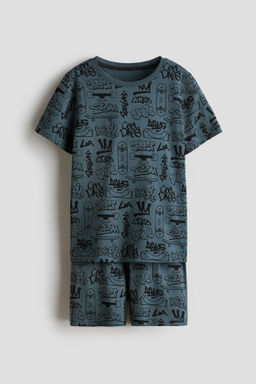 Pijama estampado de algod?n