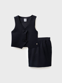 PlayToday / Комплект для девочки: жилет, юбка фото 2