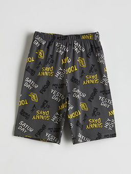 Beli Lastikli Erkek ?ocuk Pijama ?ort