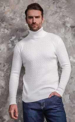 Водолазка F-871 white - Fine joyce фото 5