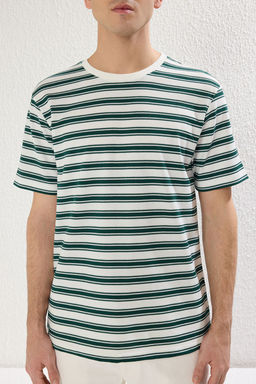 TRENDYOL MAN Cok Renkli Regular/Normal Kesim Dokulu T-Shirt TMNSS25TS00041 - Trendyolmilla фото 5