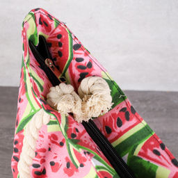 Сумка пляжная на молнии 45х32х14 см Арбуз / BB22 /уп 1/ - Галеонтрейд фото 2