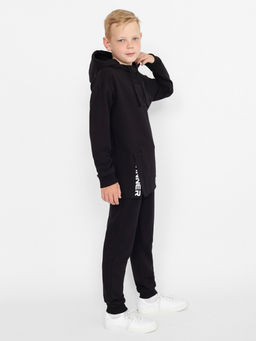 CRB wear / CWJB 90206-22 Костюм для мальчика (толстовка, брюки),черный/Ex.Cherubino