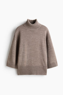 Jersey de cuello alto en punto fino - H&m фото 3
