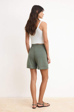 More Sustaniable Haki Regular Normal Bel Boru Paca K?sa Modal Orme Sort & Bermuda TWOSS26SR00028 - Trendyolmilla фото 4